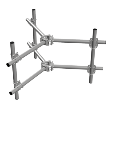 Antenneoffset med bærerør justerbart offset