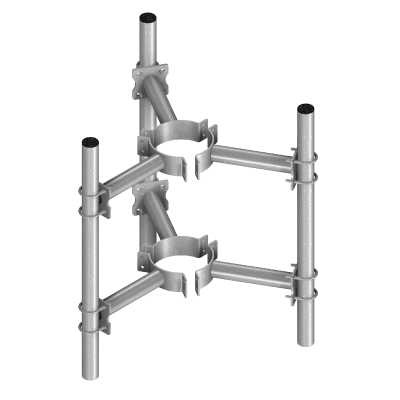 Antenneoffset med Bærerør