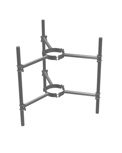Antenneoffset med bærerør fast offset ø219,1-ø711mm